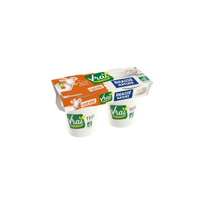 Vrai Yt Bio Chevre Nat.2X115G