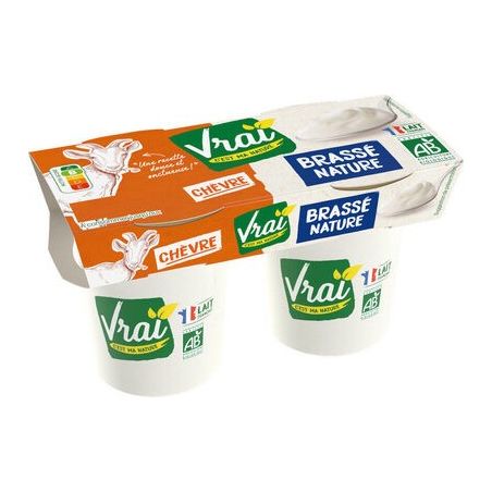 Vrai Yt Bio Chevre Nat.2X115G