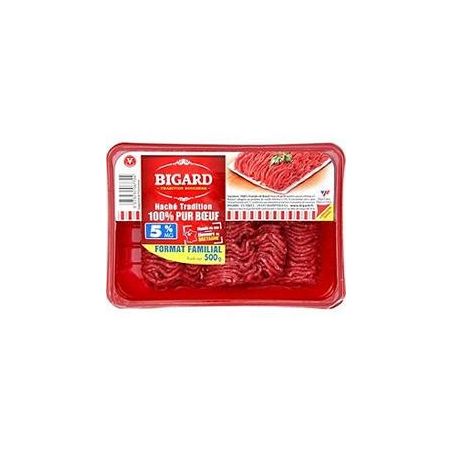 Bigard 500G Hache Trad.Tartare 5% S/A