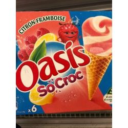 Oasis 412G 6 Cones Croc Citron Framboise