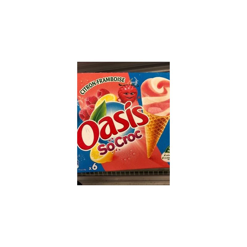 Oasis 412G 6 Cones Croc Citron Framboise