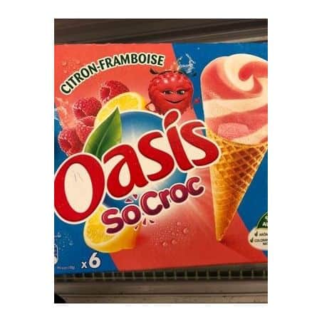 Oasis 412G 6 Cones Croc Citron Framboise