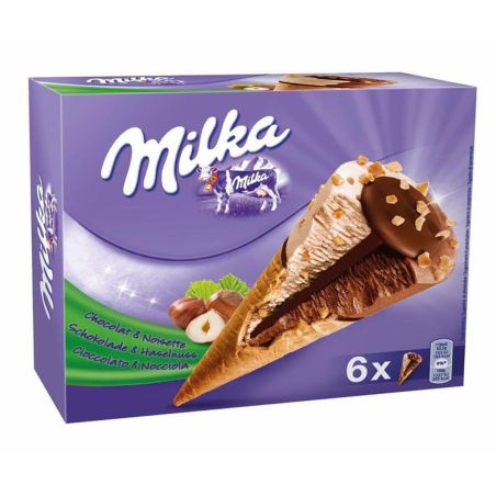 Milka Cone Noisette X6 399G