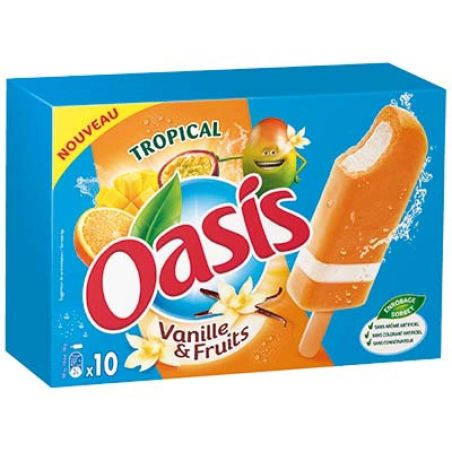 Oasis 400G Bat Vanil/Tropi X10