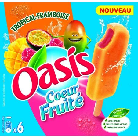 Oasis Coeur Fruit/Trop.X6 300G