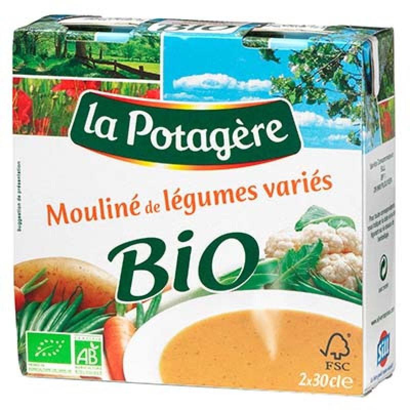 La Potagere Potag Bio Moul Legu Var 2X30Cl