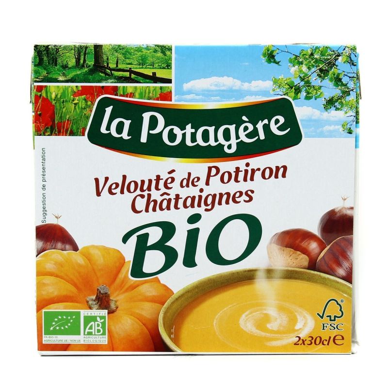 La Potager Velout.Potiron.Chat.Bio 2X30Cl