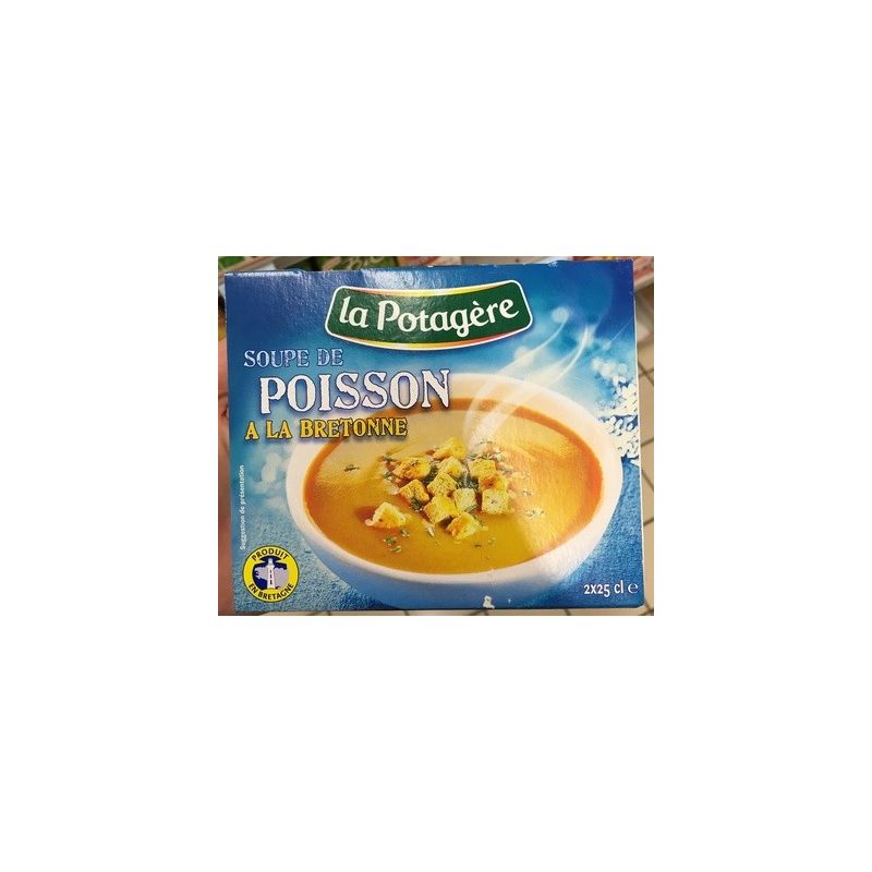 La Potagere 2X25Cl Soupe Poisson Bretonne