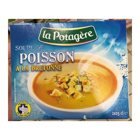 La Potagere 2X25Cl Soupe Poisson Bretonne