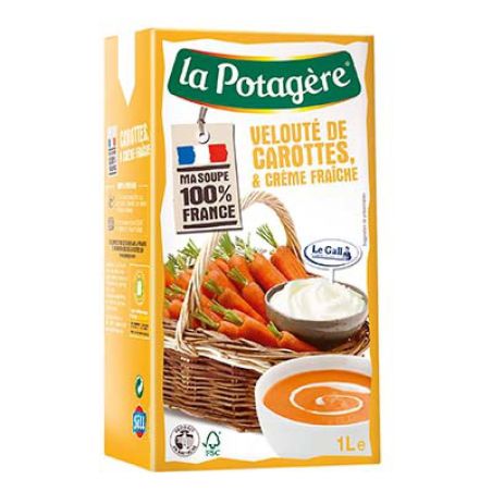 La Potagere Vel. Carottes Creme Fraiche 1L