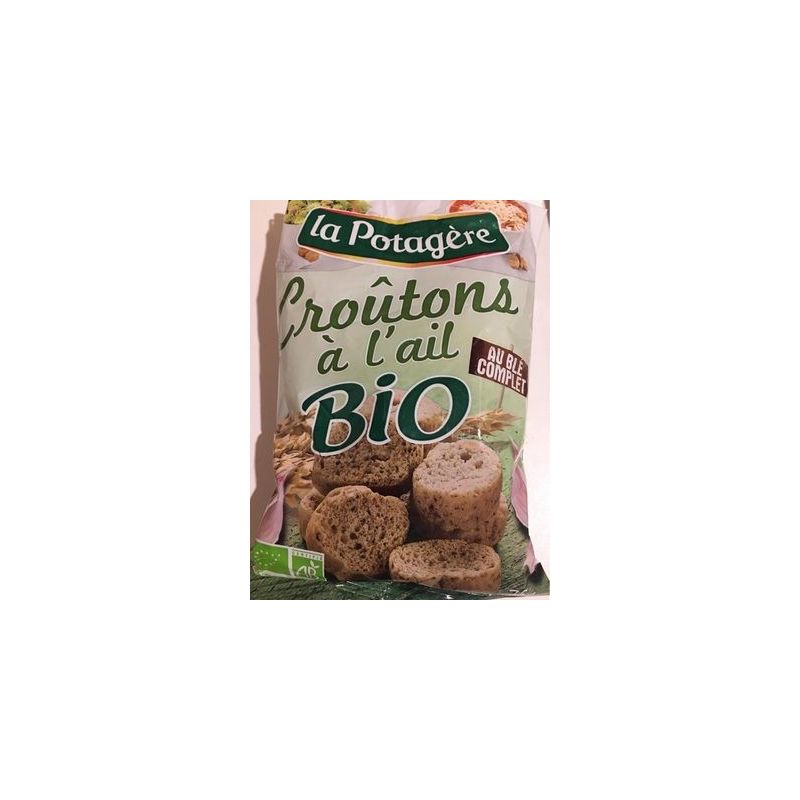 La Potagere Crouton Ail Ble Complet Bio75G