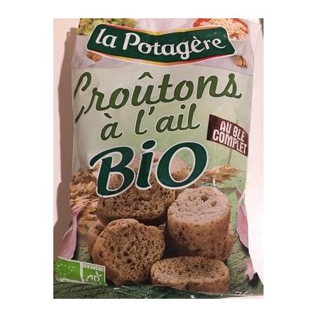 La Potagere Crouton Ail Ble Complet Bio75G