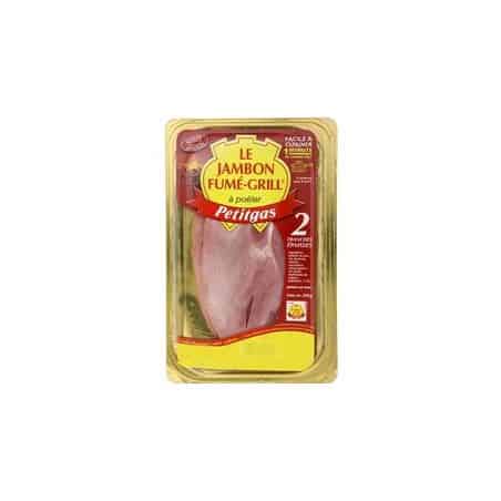 Petitgas Jambon Fume Grille 2 Tranches Epaisse 200G