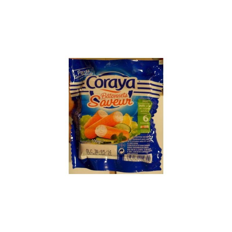 Coraya 6 Bat Saveur 100G