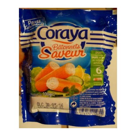 Coraya 6 Bat Saveur 100G