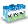 Carrefour Brick 1L Lait Uht Plaine 1/2 Ecreme