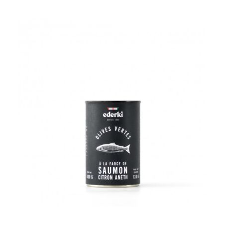 Ederki Olives Vertes À La Farce De Saumon, Citron, Aneth 300G