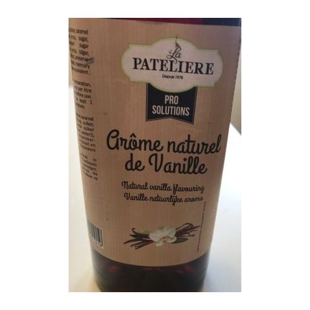 Pateliere 1L Arome Vanille Naturel