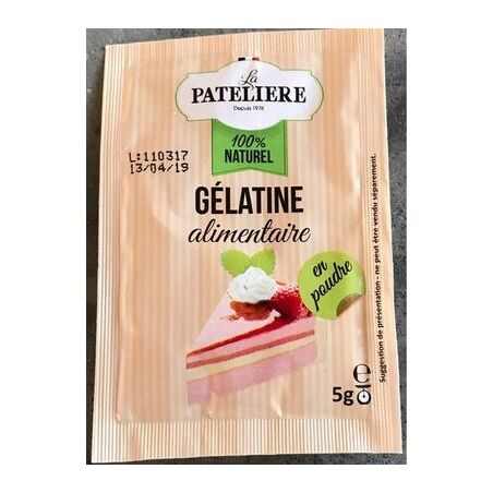 La Pateliere Gelatine Poudre 4X5G