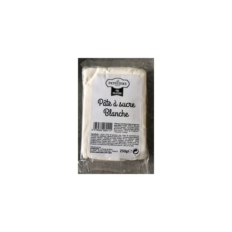 La Pateliere 250G Pate A Sucre Blanche