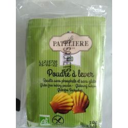 La Pateliere 8X10G Poudre À Lever Bio Sans Phosphate Et Gluten