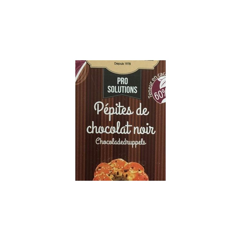 La Pateliere 1Kg Pepites Chocolat Noir Bio