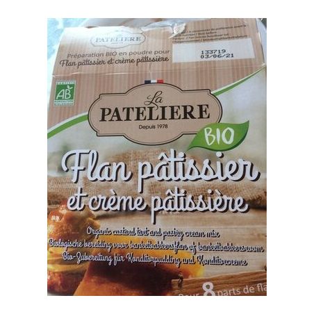 La Pateliere 250G Préparation Bio Flan Ptissier Et Crème Ptissière