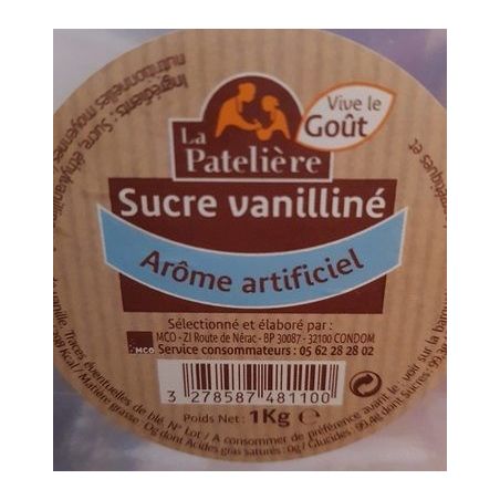 La Pateliere 1Kg Sucre Vanilline