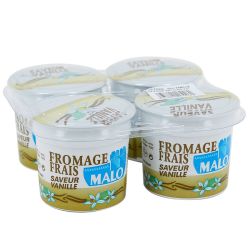 Malo Fromage Frais Vanille 40% Mg 4X100G