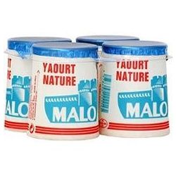 Malo 4X125G Yaourt Nature Pot Carton