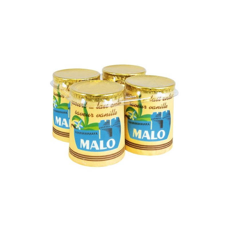 Malo 4X125G Yaourt Lait Entier Vanille