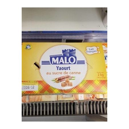 Malo 16X125G Yaourt Sucre De Canne