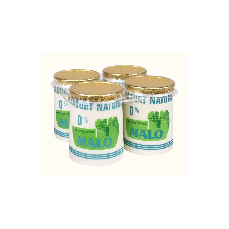 Malo Yaourt Nature Maigrir Pot Carton 4X125G