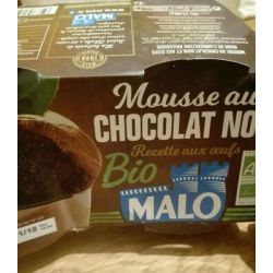 Malo Mousse Chocolat Bio 2X90G