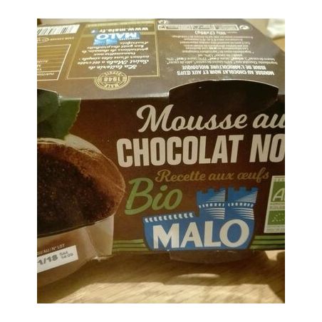 Malo Mousse Chocolat Bio 2X90G