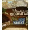 Malo Mousse Chocolat Bio 2X90G