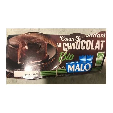 Malo Fdt Coeur Choco Bio2X90G