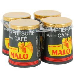 Malo 4X125G Yaourt Empresure Cafe Pot Carton