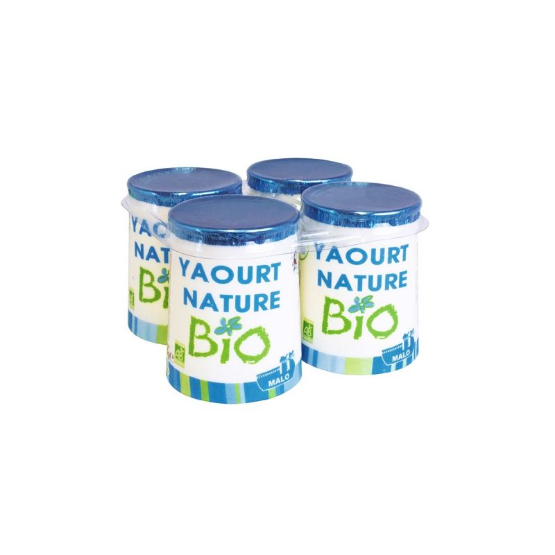 Malo 4X125G Yaourt Nature Bio