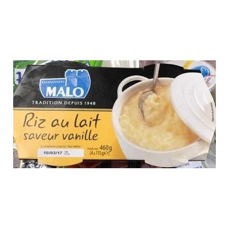 Malo Riz Au Lait Vanille 4X115
