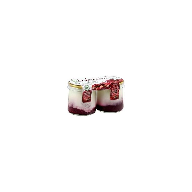 La Fermiere 2X160G Yaourt Cerise Lait