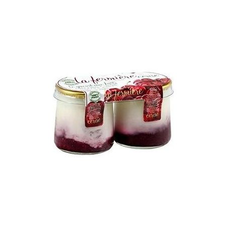 La Fermiere 2X160G Yaourt Cerise Lait