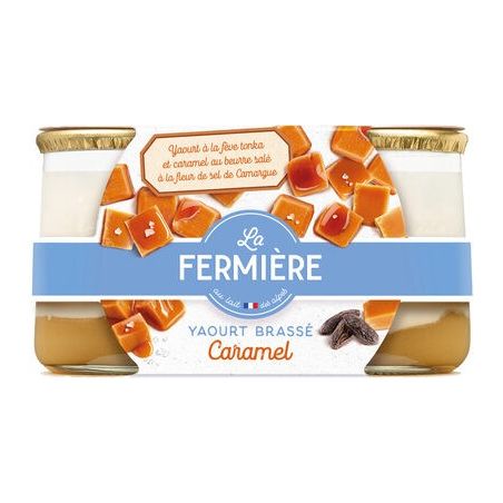 La Fermiere 2X160G Yrt Bicouche Caramel