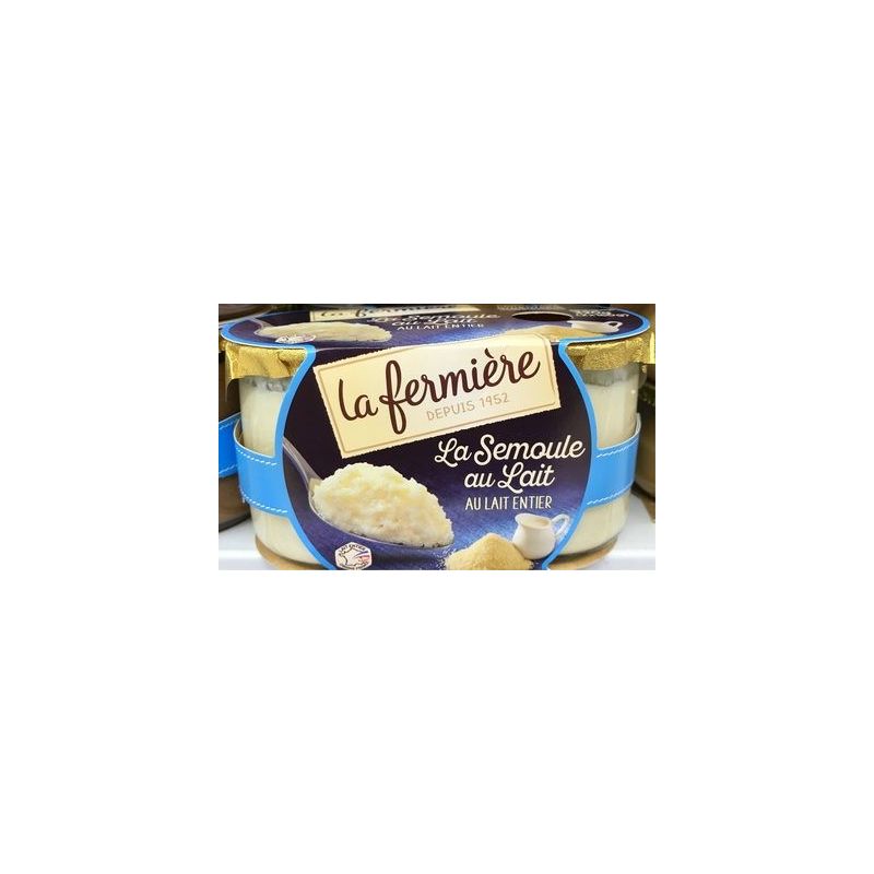 Lafermiere La Ferm.Semoule Au Lait 2X160G