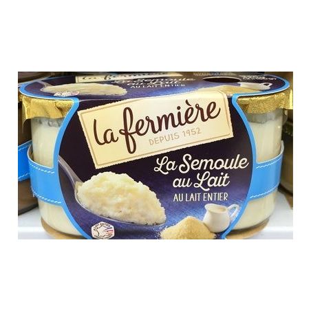 Lafermiere La Ferm.Semoule Au Lait 2X160G