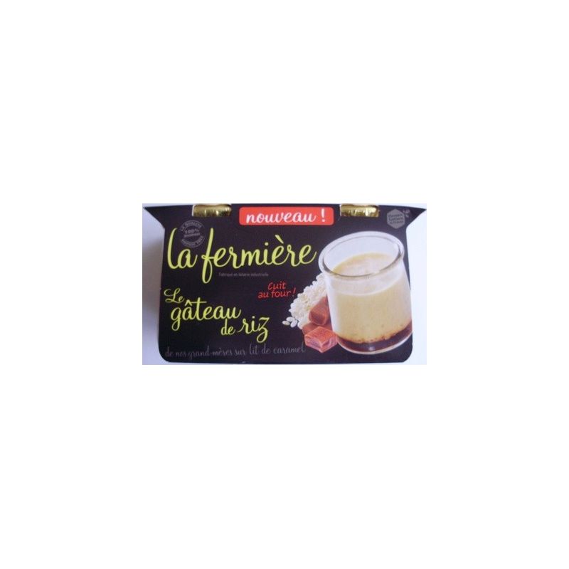 La Fermiere 2X150G Gteau De Riz Caramel