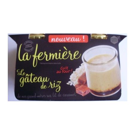 La Fermiere 2X150G Gteau De Riz Caramel