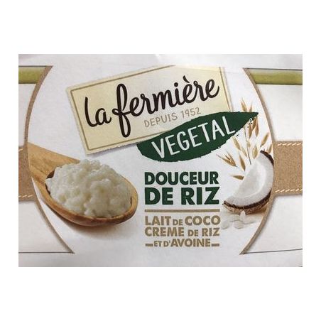La Fermiere 2X125G Riz Cremeux Avoine Coco