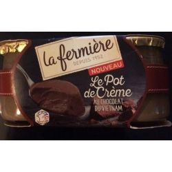 La Fermiere 2X125G Pot De Creme Chocolat