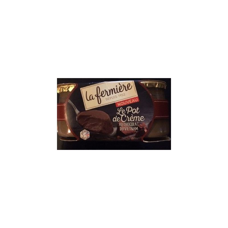 La Fermiere 2X125G Pot De Creme Chocolat